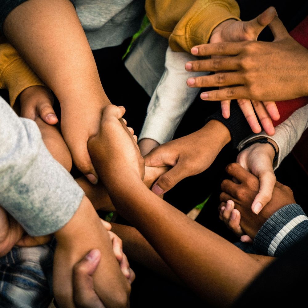 Image, hands together
